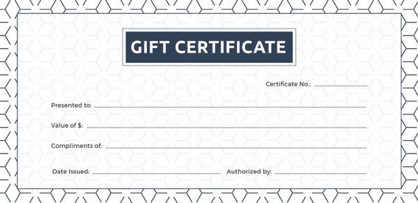 Gift Certificate